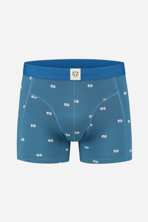 GOOGLY COOKIE- BOXER BRIEF BLAUW