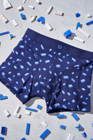 BUILDINGBLOCKS - BOXER BRIEF DONKERBLAUW