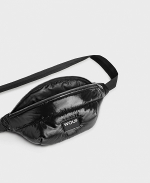 BLACK GLOSSY - WAIST BAG BLACK