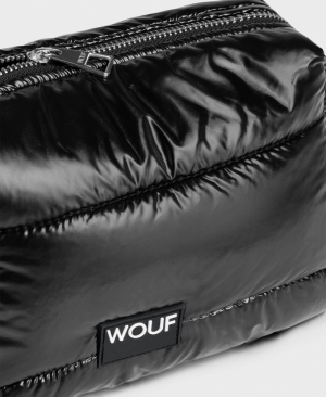 BLACK GLOSSY - TOILETRY BAG BLACK