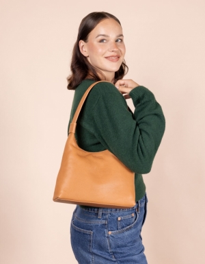 NORA - WILD OAK SOFT GRAIN LEATHER COGNAC