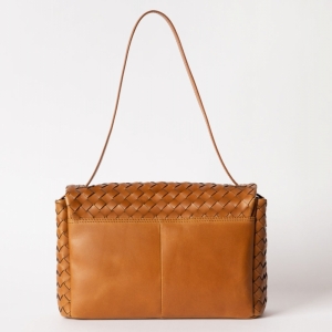 KENZIE - COGNAC WOVEN CLASSIC LEATHER COGNAC