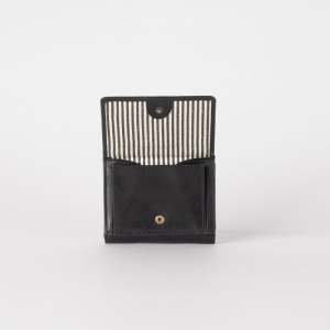 OLLIE WALLET - BLACK CLASSIC LEATHER BLACK