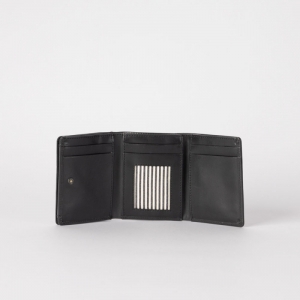 OLLIE WALLET - BLACK CLASSIC LEATHER BLACK