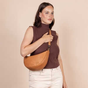 LEO - WILD OAK SOFT GRAIN LEATHER COGNAC