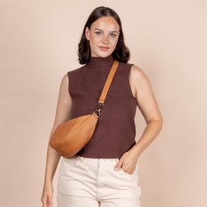 LEO - WILD OAK SOFT GRAIN LEATHER COGNAC