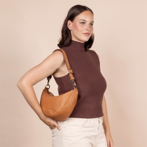 LEO - WILD OAK SOFT GRAIN LEATHER COGNAC