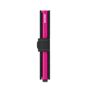 MINIWALLET MATTE BLACK & FUSHIA BLACK & FUSHIA