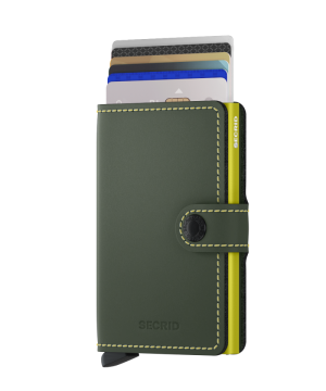 MINIWALLET MATTE GREEN & LIME GREEN & LIME