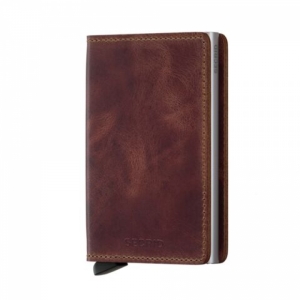 SLIMWALLET VINTAGE BROWN BROWN