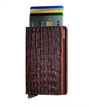 SLIMWALLET NILE BROWN BROWN