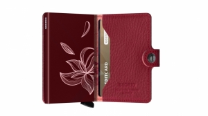 MINIWALLET - STITCH - MAGNOLIA ROSSO MAGNOLIA/ROSSO