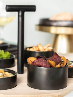 LAZY SUSAN MET BAKJES 32X17.5CM  