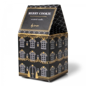 GEURKAARS MERRY COOKIE ZWART 