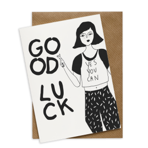 WENSKAART - GOOD LUCK - YES YOU CAN 