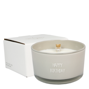 FLESSENPOST SOJA KAARS - HAPPY BIRTHDAY
