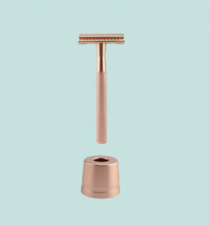 VEILIGHEIDSSCHEERMES MET HOUDER - ROZE GOLD ROSE GOLD