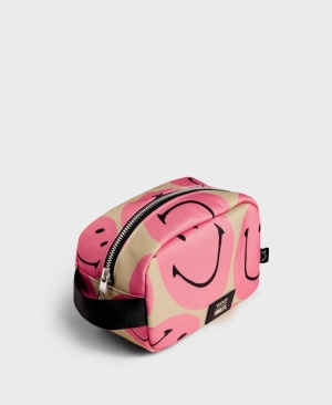 SMILEY - PINK TOILETRY BAG PINK