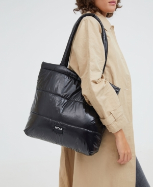 BLACK GLOSSY - TOTE BAG BLACK GLOSSY