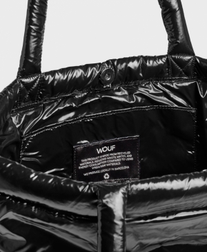 BLACK GLOSSY - TOTE BAG BLACK GLOSSY