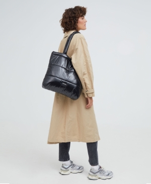 BLACK GLOSSY - TOTE BAG BLACK GLOSSY
