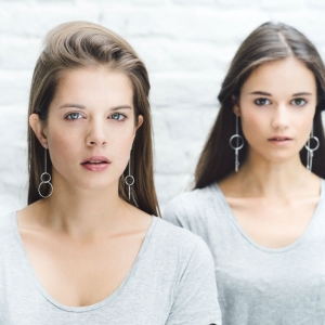 TRINITY EARRINGS SILVER