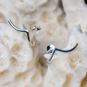 RHEA EARRINGS SILVER