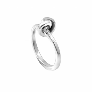 WIRE KNOT RING SILVER
