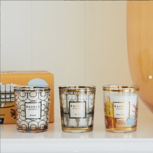TRIO TRAVEL CANDLES - BRUSSELS - ROMA - SAINT TROPEZ 