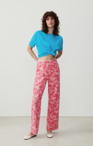 FIZVALLEY - T-SHIRT BLUE AZUR