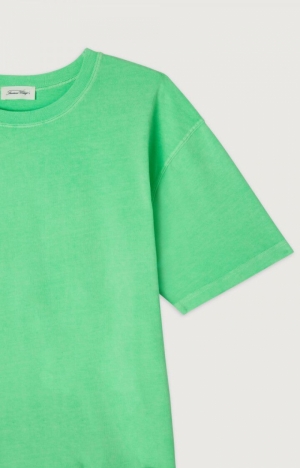 FIZVALLEY - T-SHIRT VERT FLUO