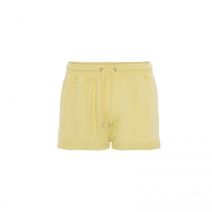 ORGANIC SWEATSHORTS SOFT YELLOW
