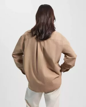 ORGANIC OVERSIZED SHIRT OPTICAL WHITE