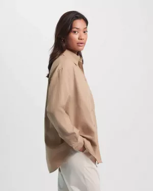 ORGANIC OVERSIZED SHIRT OPTICAL WHITE