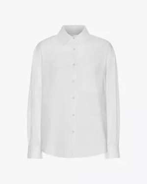 ORGANIC OVERSIZED SHIRT OPTICAL WHITE