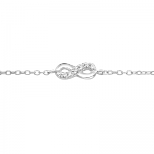 INFINITY ZILVER - 925 SILVER BRACELET 