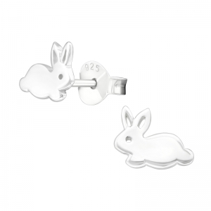 KONIJNTJES ZILVER - 925 SILVER EARSTUDS 