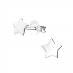 STER ZILVER - 925 SILVER EAR STUDS 