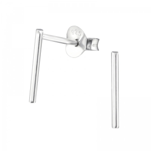 STAAFJE ZILVER - 925 SILVER EAR STUDS 