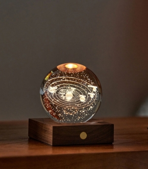 AMBER CRYSTAL LIGHT - SOLAR SYSTEM 