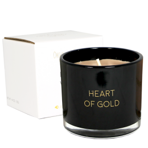 WENS SOJA KAARS MET ARMBAND - HEART OF GOLD 