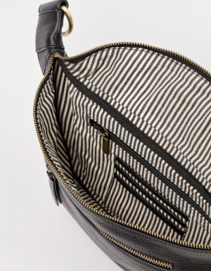 DREW BUM - BLACK SOFT LEATHER BLACK
