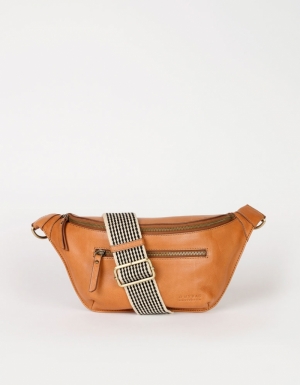 DREW BUM - SOFT GRAIN LEATHER COGNAC