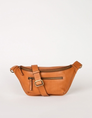DREW BUM - SOFT GRAIN LEATHER COGNAC