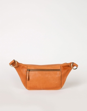 DREW BUM - SOFT GRAIN LEATHER COGNAC