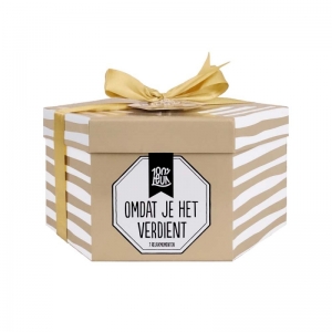 CADEAUBOX - OMDAT JE HET VERDIENT 