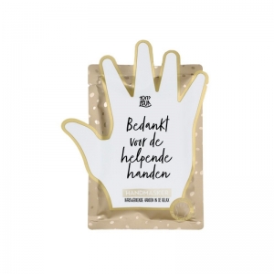 HANDMASKER - BEDANKT VOOR DE HELPENDE HANDEN