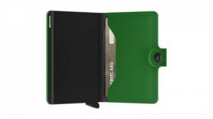 MINIWALLET MATTE BRIGHT GREEN BRIGHT GREEN