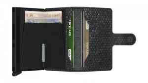 MINIWALLET HEXAGON BLACK HEXAGON BLACK
