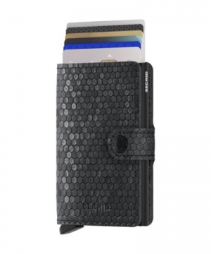 MINIWALLET HEXAGON BLACK HEXAGON BLACK